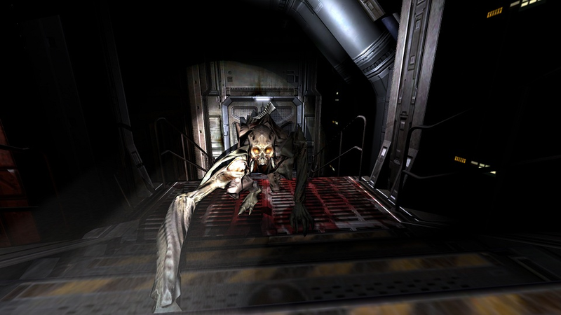 Illustration for article titled Doom 3's Graphically Enhanced Monsters Are Pretty Damn Ugly